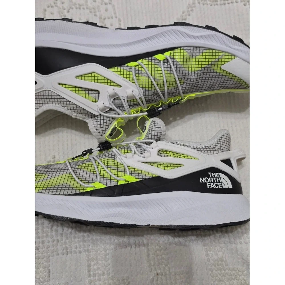 The North Face Men's Athletic Sneakers - White & Neon Yellow Size 12